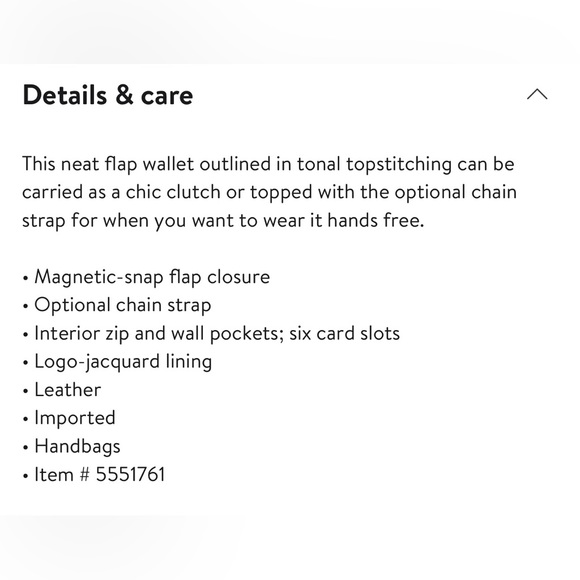 NWT Ted Baker Janet Black Pebble Leather Matinée Wallet On Rose Gold Metal Chain - Picture 8 of 12